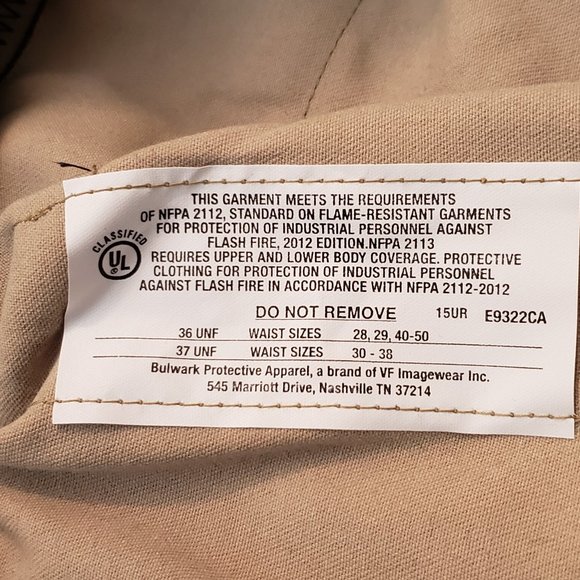 3 Work Pants - Nomex Flame Resistant - NEW - 42x28 - Picture 5 of 6